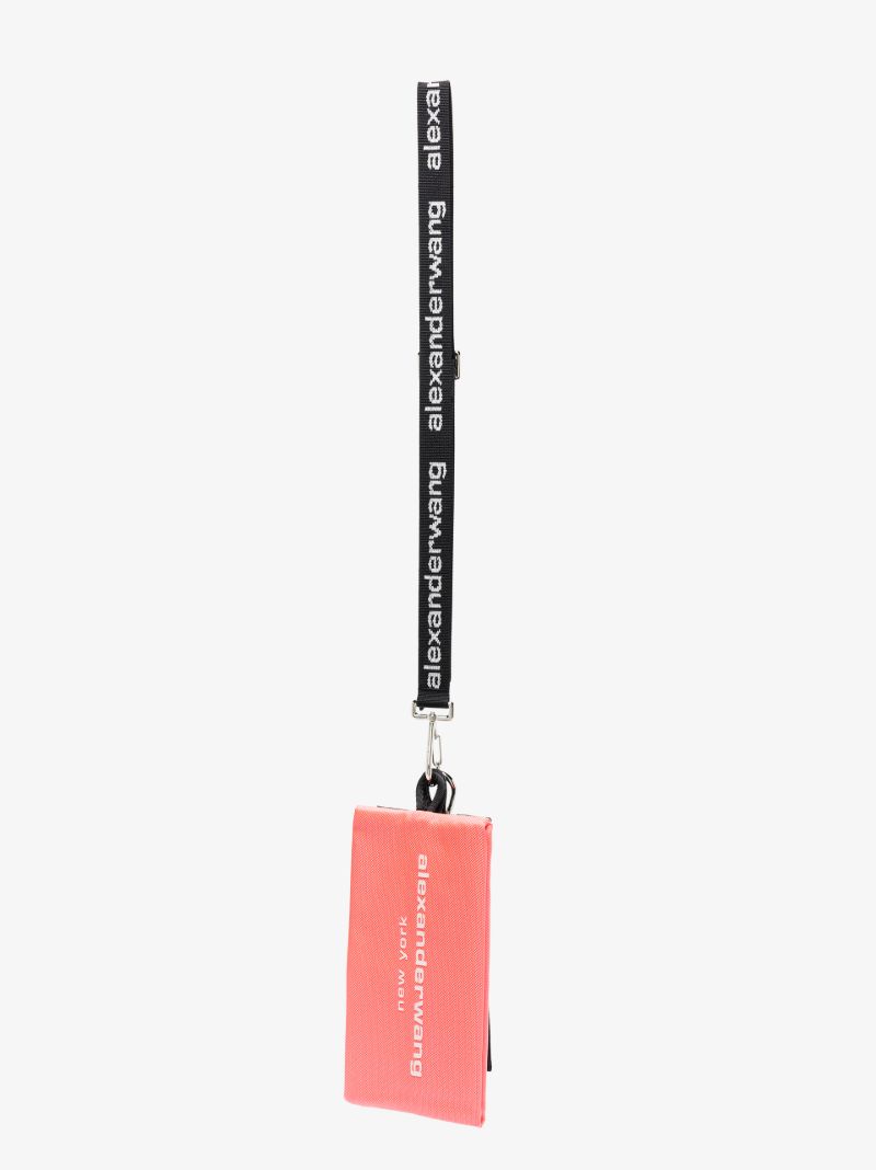 Black Elite Crystal Multipouch Lanyard