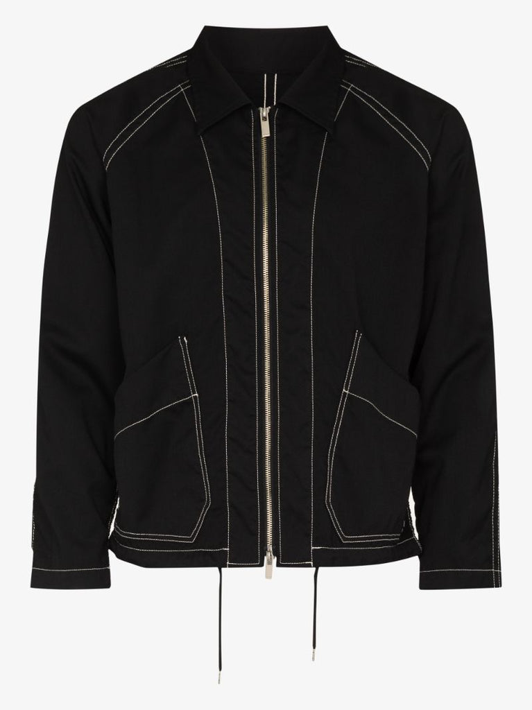 Chain Stitch Zip-up Jacket