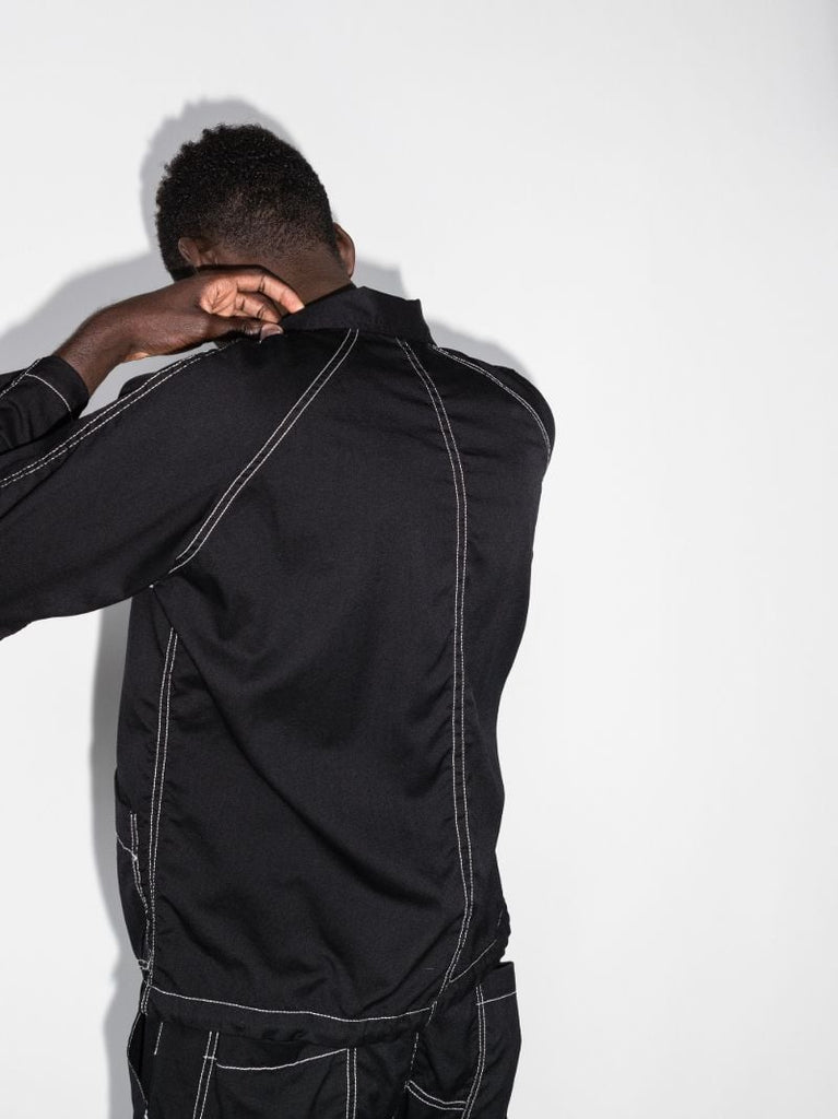 Chain Stitch Zip-up Jacket