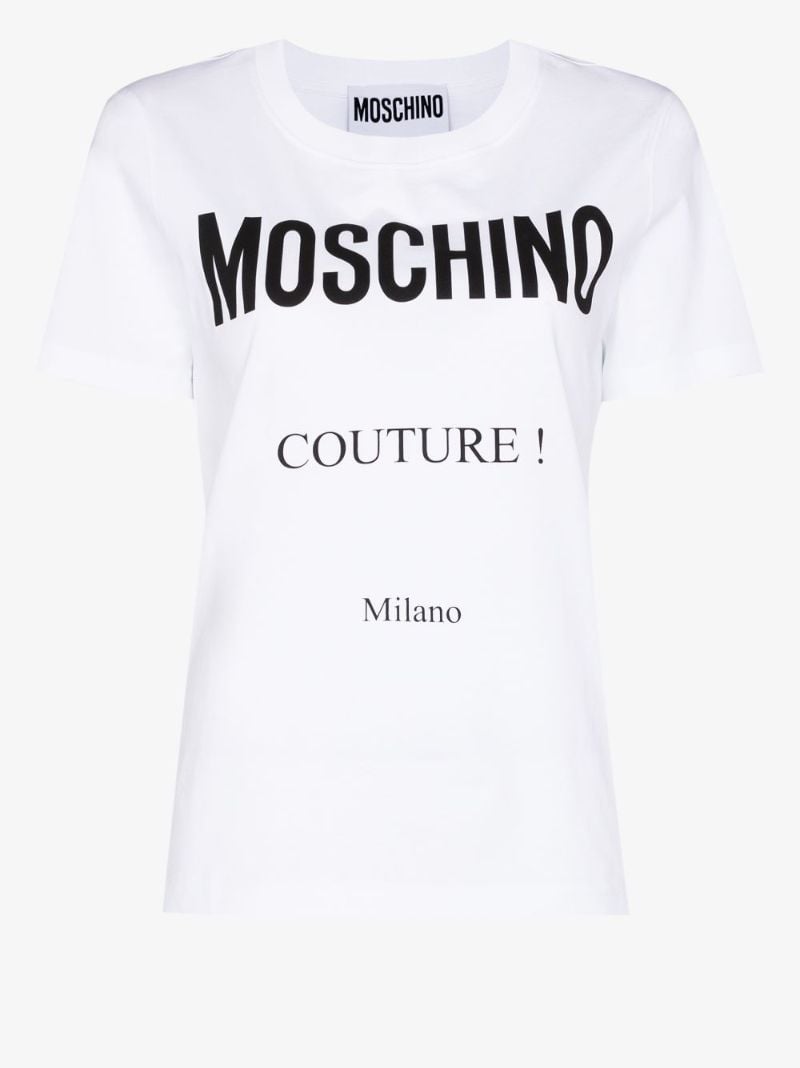 Couture Logo Print Cotton T-shirt