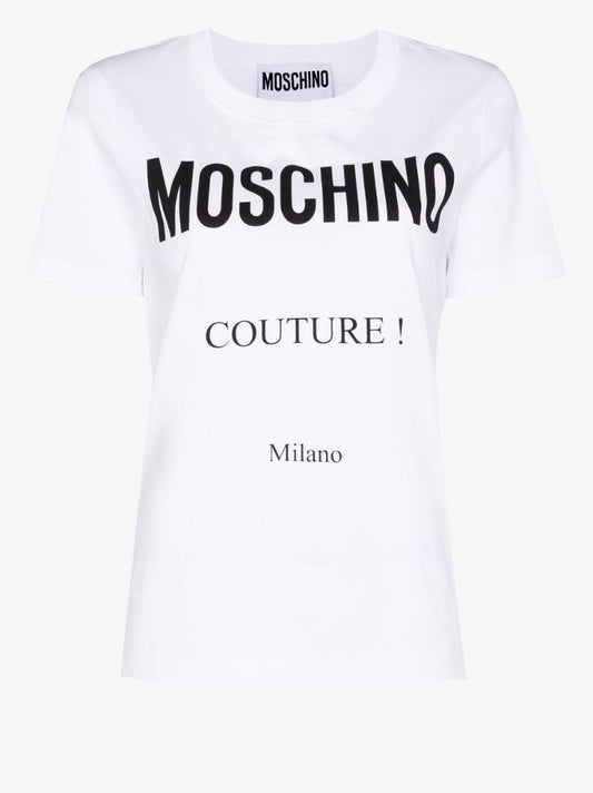 Couture Logo Print Cotton T-shirt