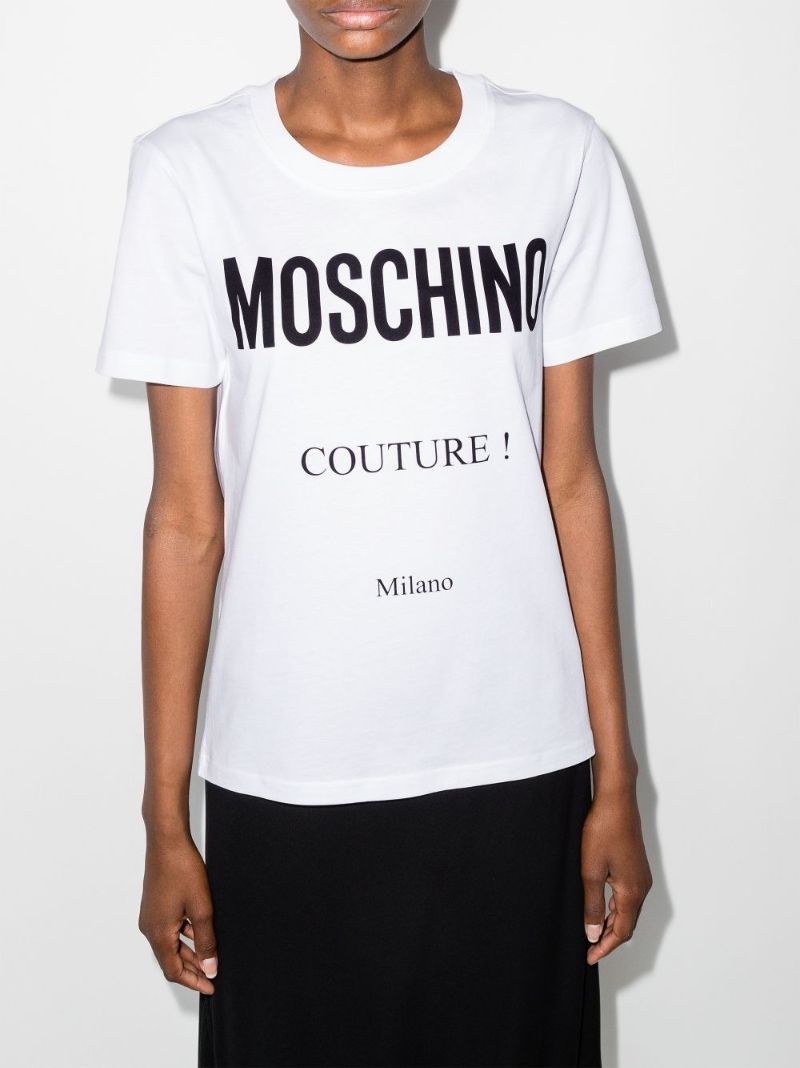 Couture Logo Print Cotton T-shirt