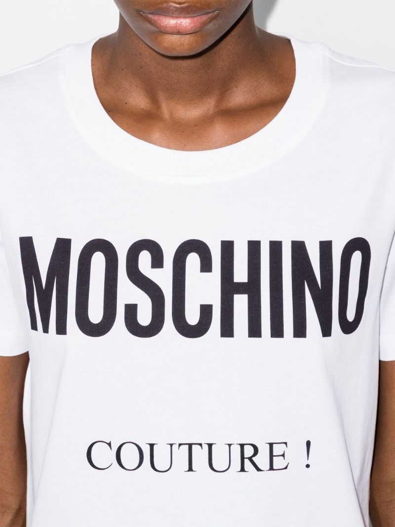 Couture Logo Print Cotton T-shirt