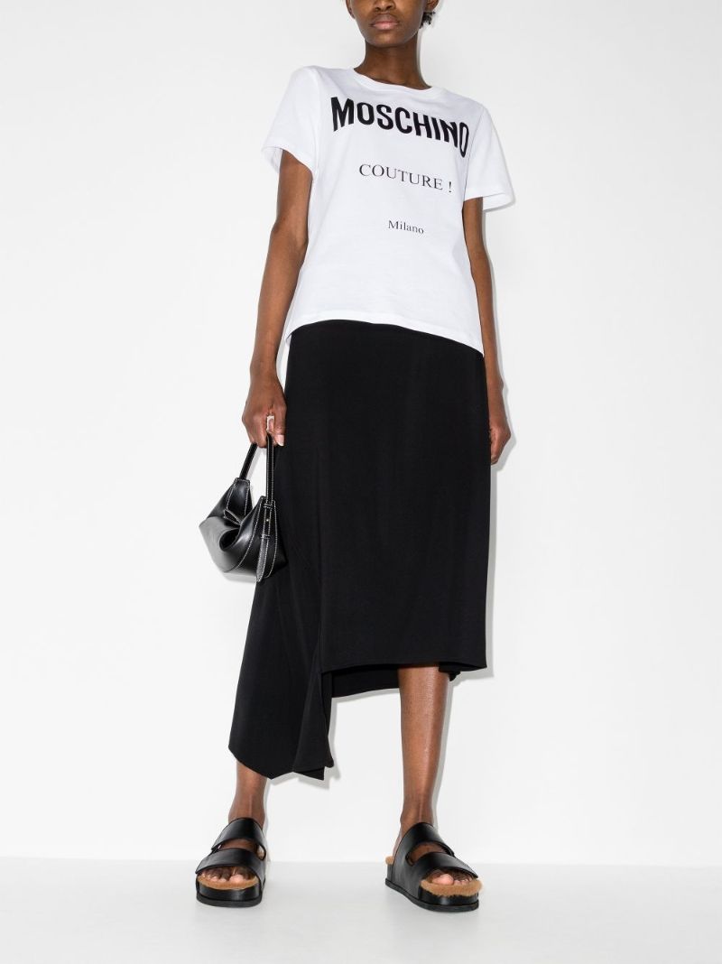 Couture Logo Print Cotton T-shirt