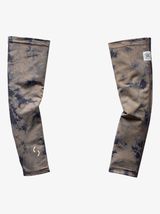 X Ryan Willms Brown Tie-dye Arm Sleeves