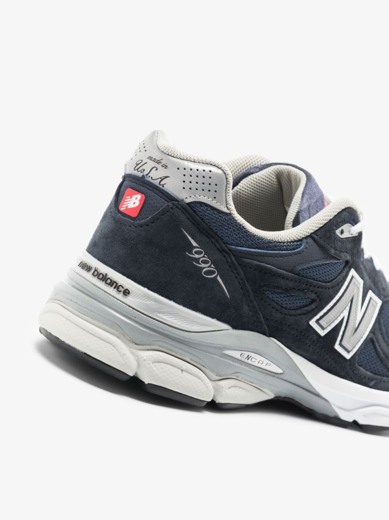 Blue 990v3 Core Low Top Sneakers