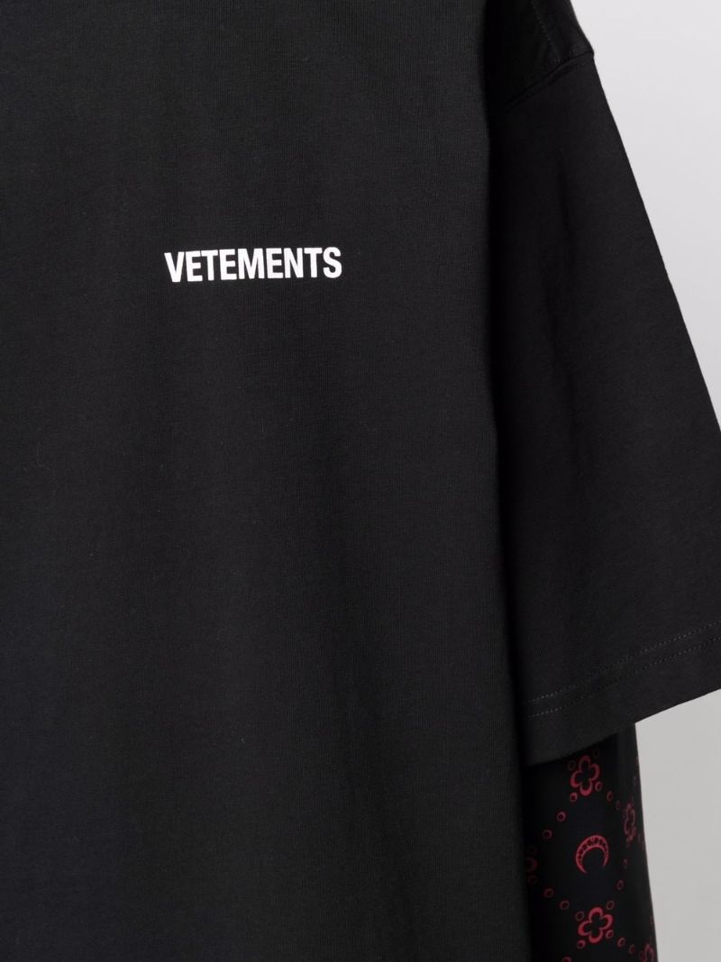 Black Graphic Print Cotton T-shirt
