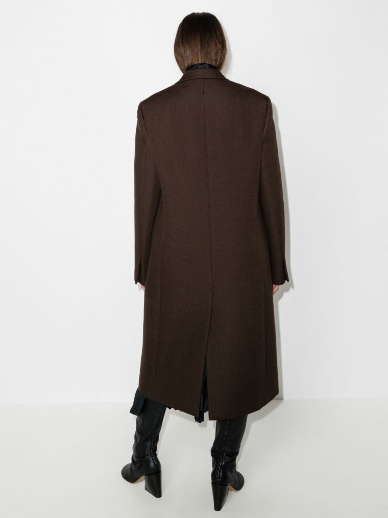 Single-breasted Wool Coat