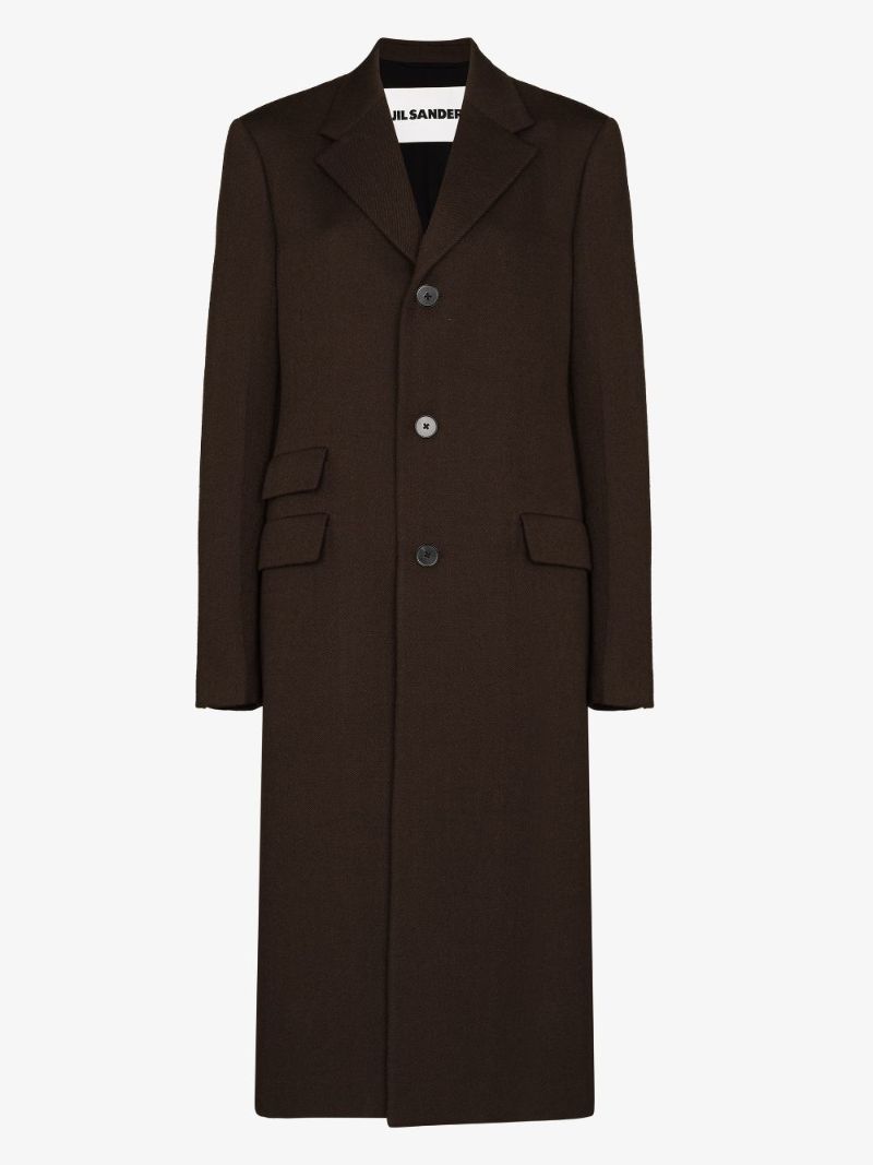 Single-breasted Wool Coat