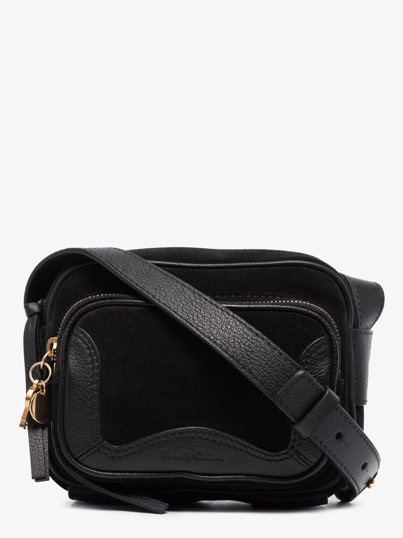 Black Hana Camera Cross Body Bag