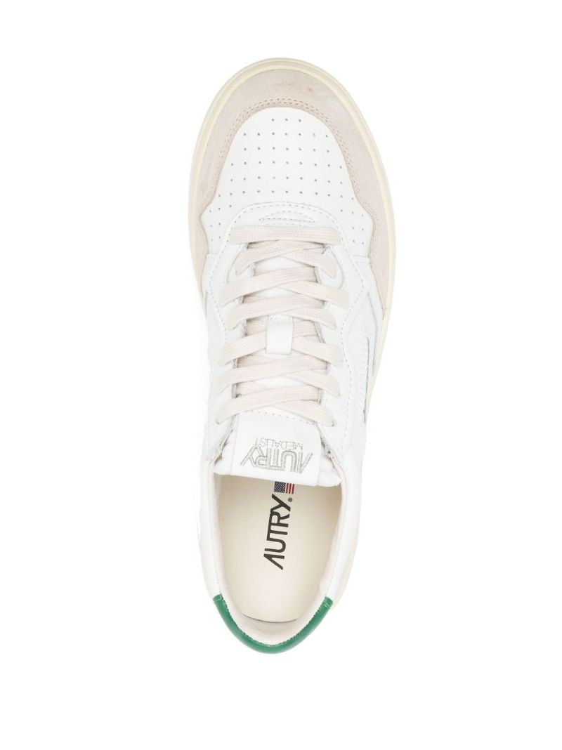 White Medalist Low-top Sneakers