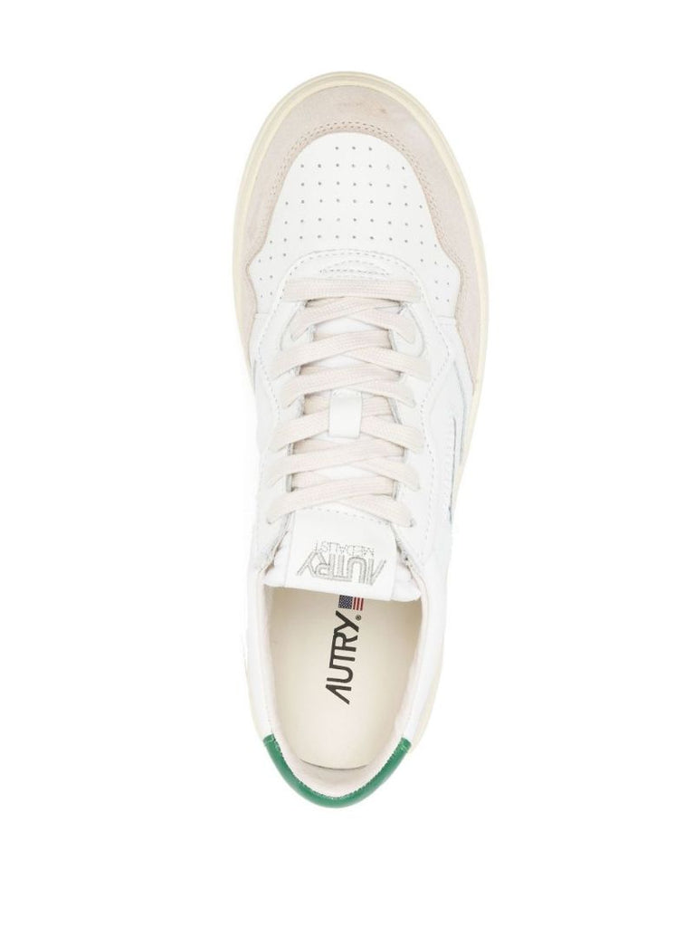 White Medalist Low-top Sneakers