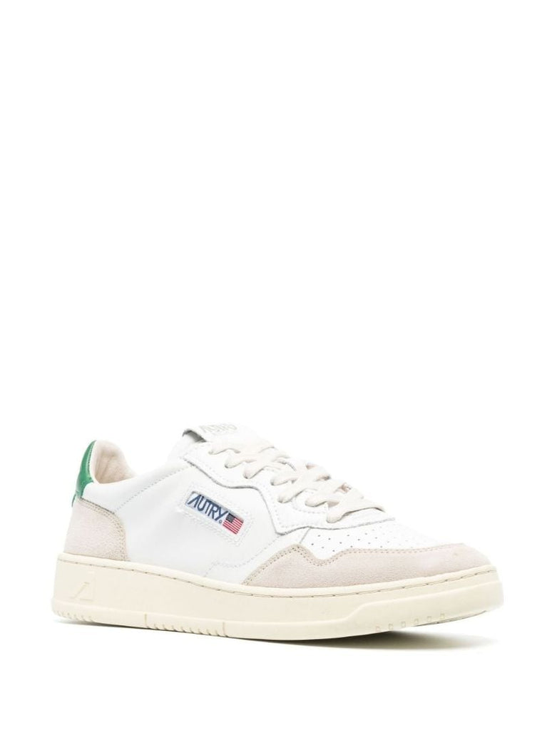 White Medalist Low-top Sneakers