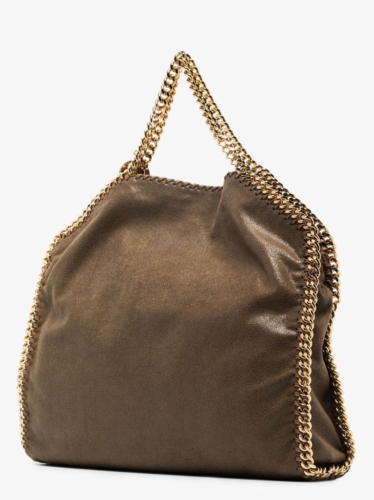 Neutral Falabella Faux Leather Shoulder Bag