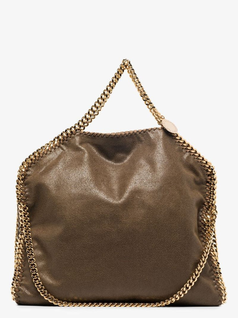 Neutral Falabella Faux Leather Shoulder Bag