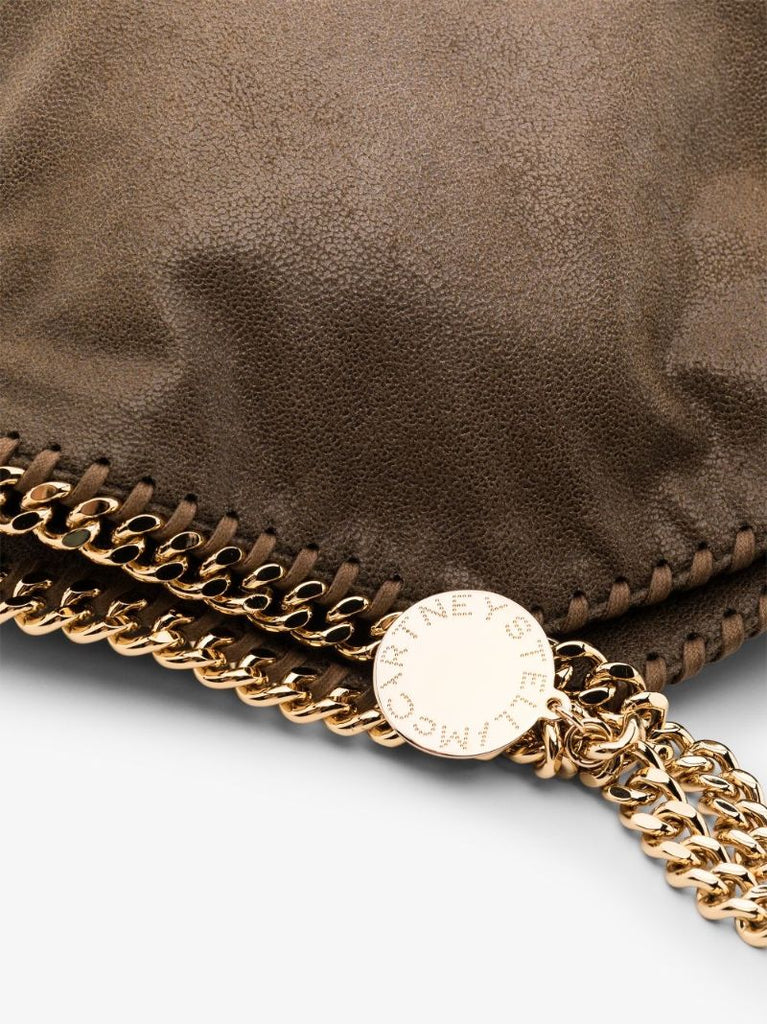 Neutral Falabella Faux Leather Shoulder Bag