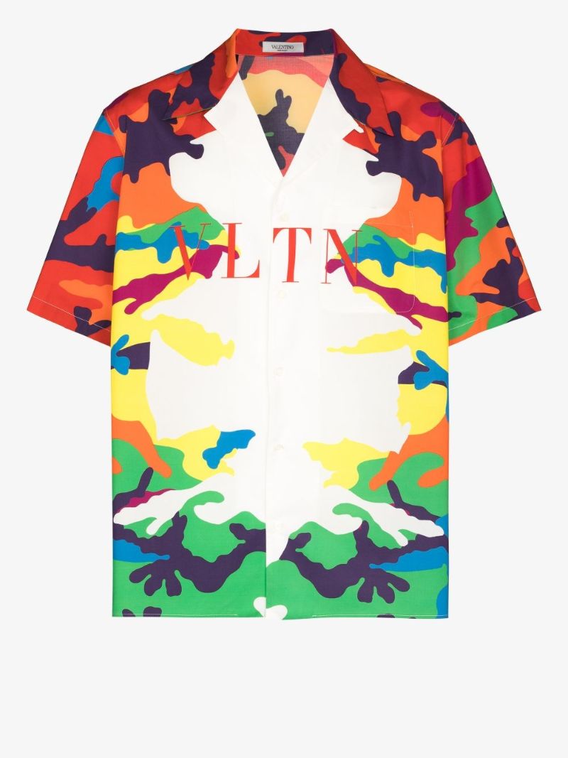 Vltn Camou7 Cotton Shirt