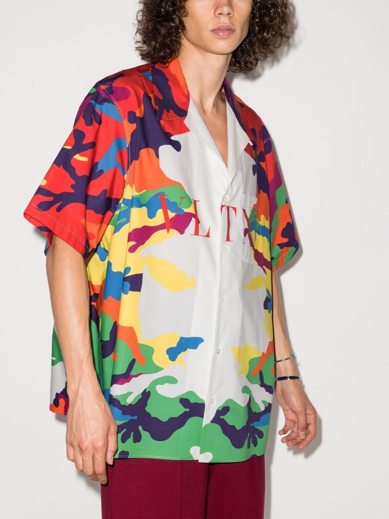 Vltn Camou7 Cotton Shirt