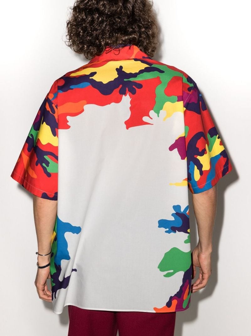 Vltn Camou7 Cotton Shirt