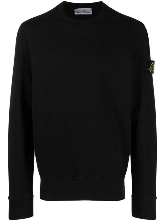 Black Logo AppliquÃ_x0083_Â© Wool Sweater