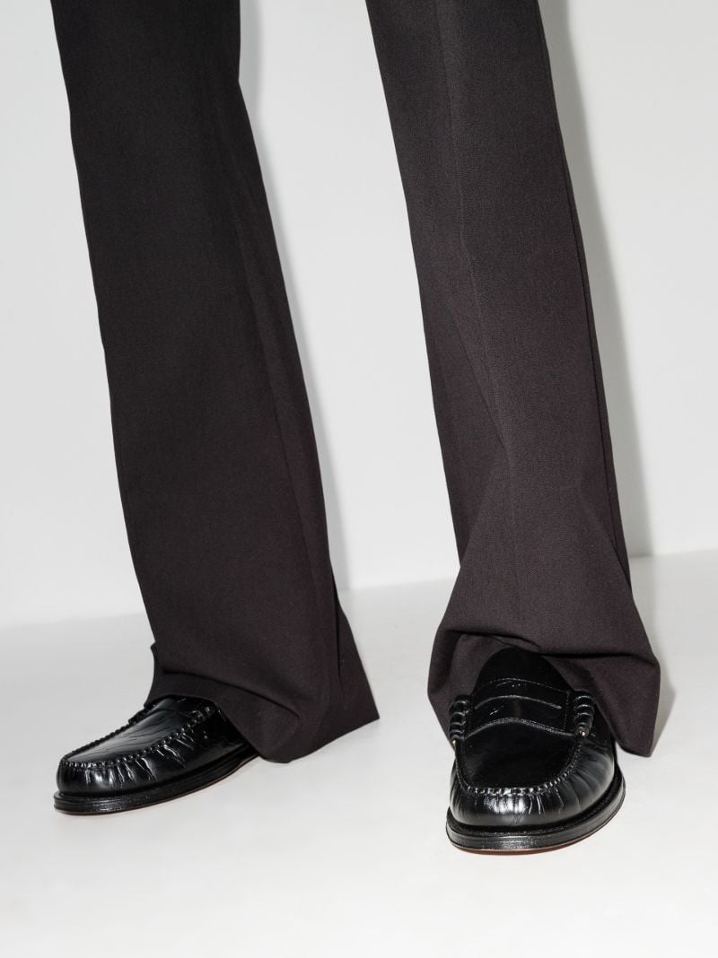X Maharishi Black Weejuns Larson Leather Loafers