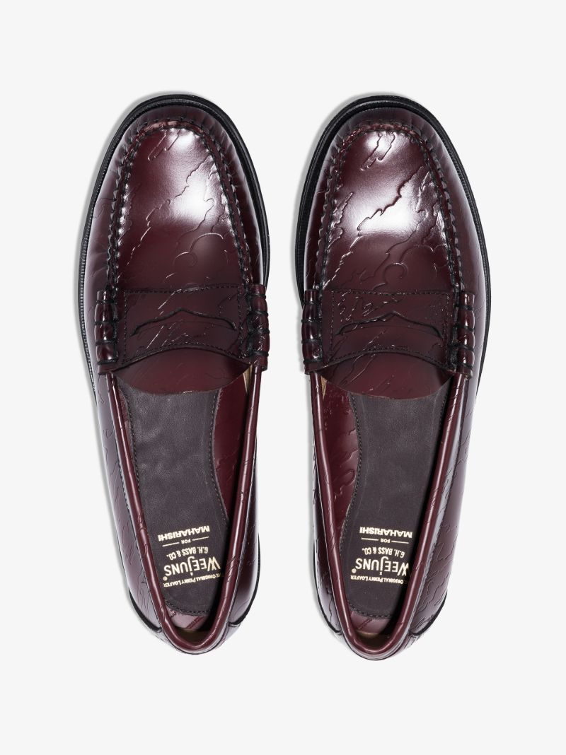 X Maharishi Brown Weejuns Larson Leather Loafers