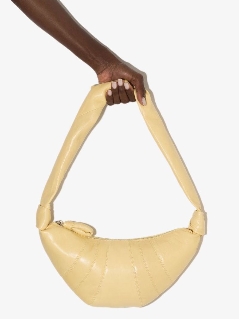 Croissant Leather Shoulder Bag