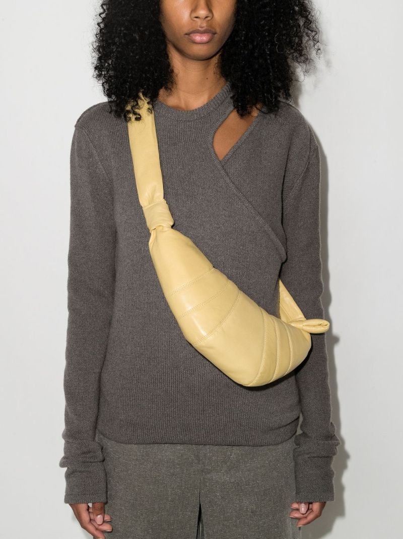 Croissant Leather Shoulder Bag