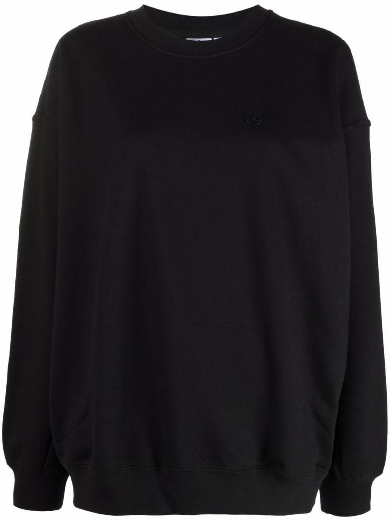 Essential Trefoil Logo-patch Sweatshirt
