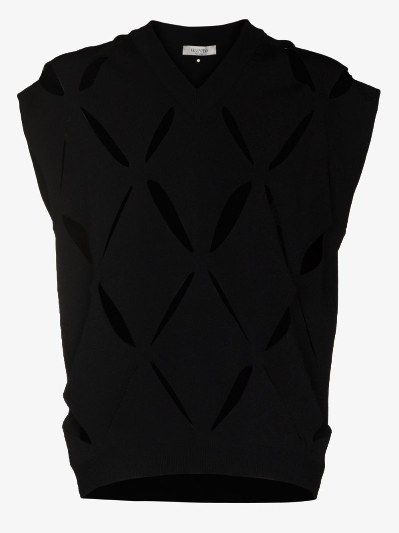 Cutout Sweater Vest