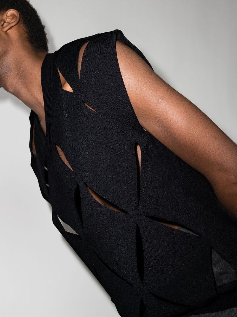 Cutout Sweater Vest