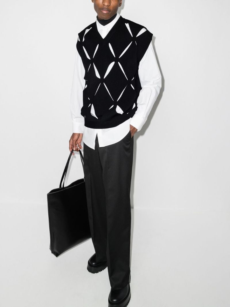Cutout Sweater Vest