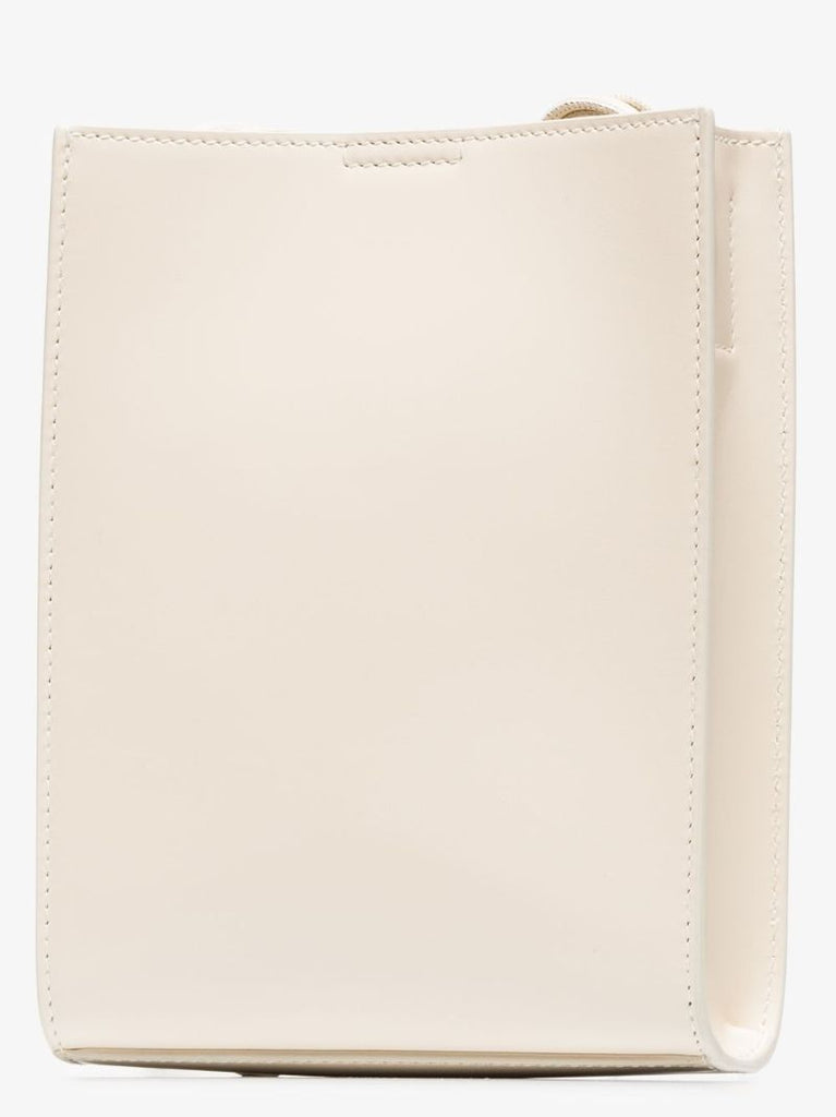 White Tangle Small Leather Cross Body Bag