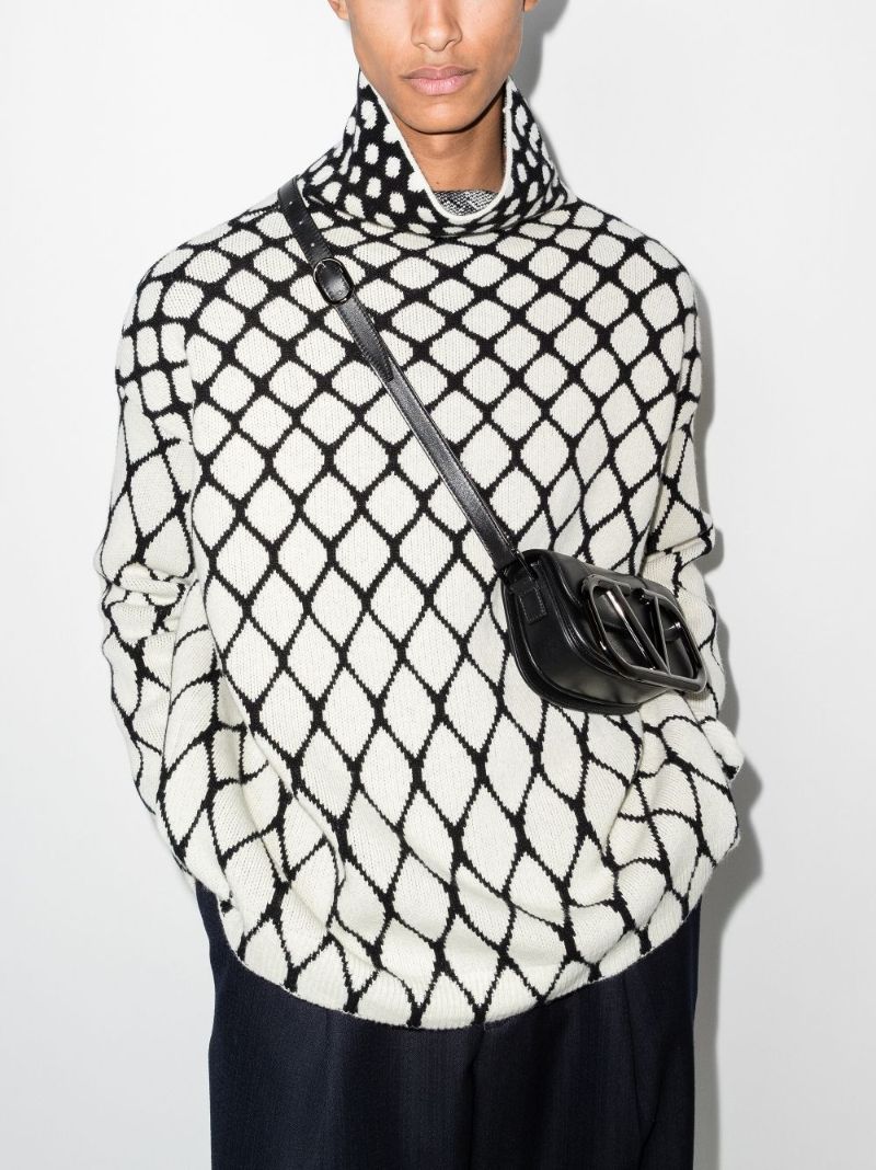 Oversized Wool Turtleneck Sweater