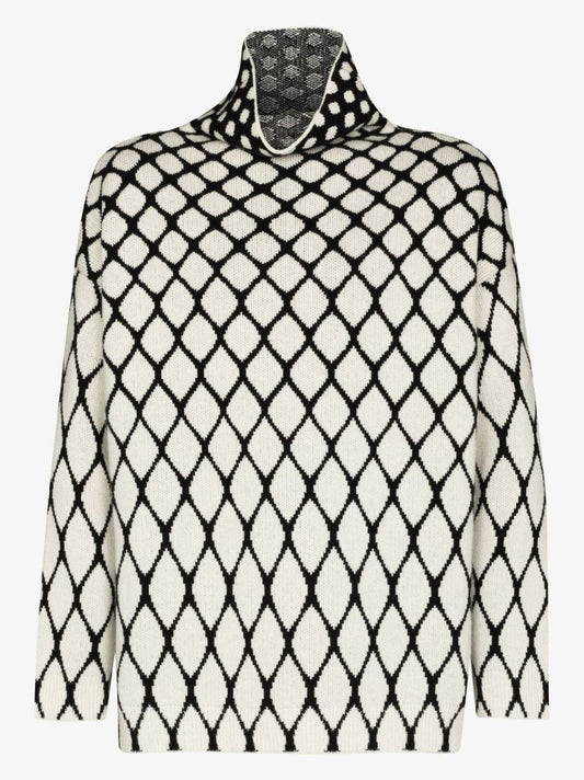 Oversized Wool Turtleneck Sweater