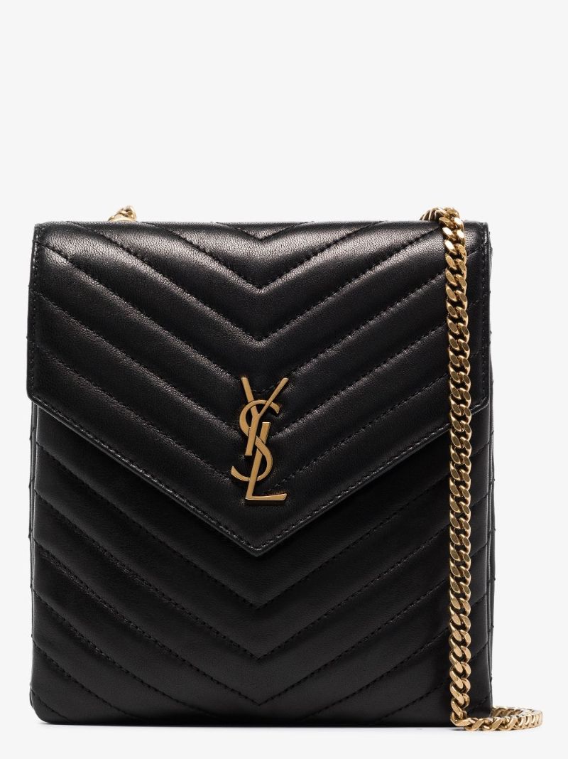 Black Leather Cross Body Bag