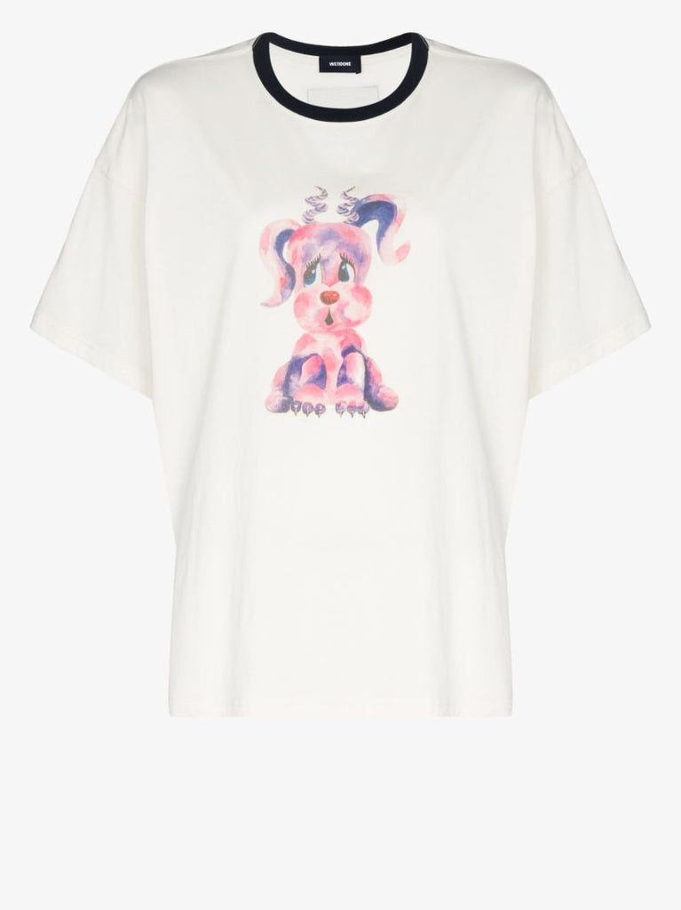 Monster Print Cotton T-shirt