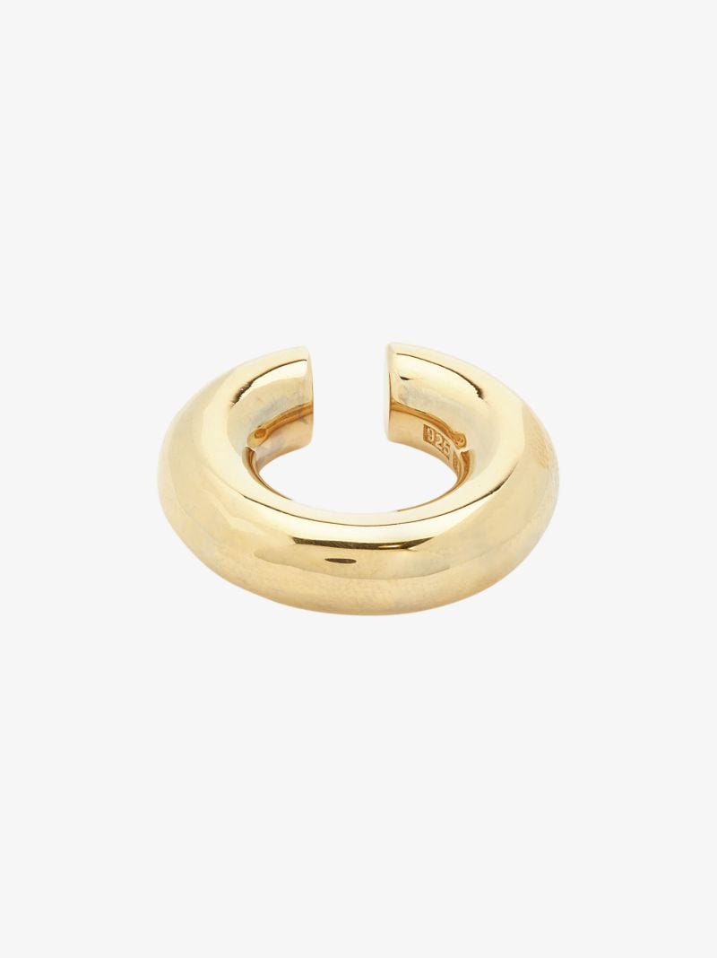 Gold-plated Almost Thick Hoop Ear Cuff