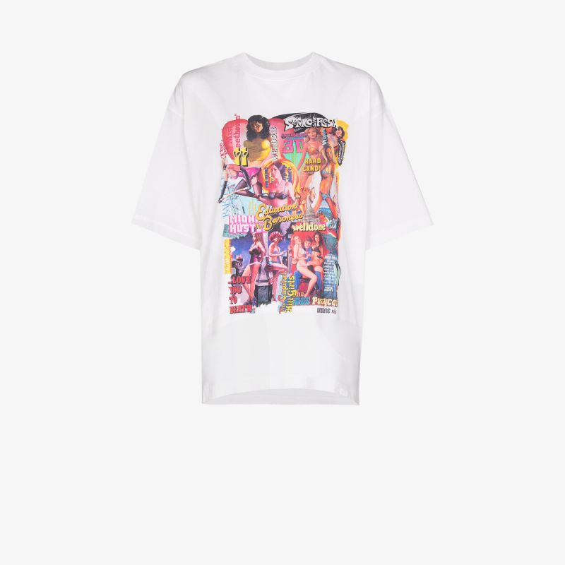 Movie Collage Cotton T-shirt