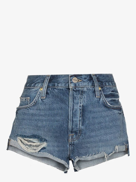 Le Grand Garcon Denim Shorts