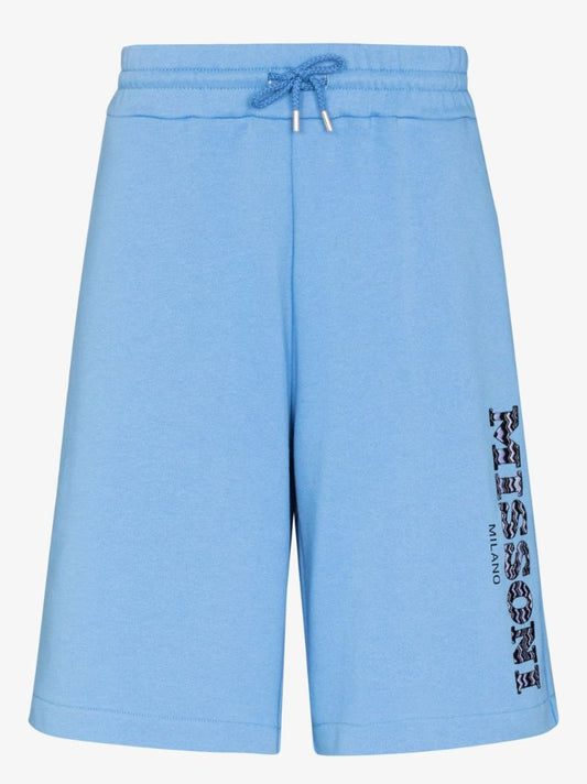 Logo Cotton Track Shorts