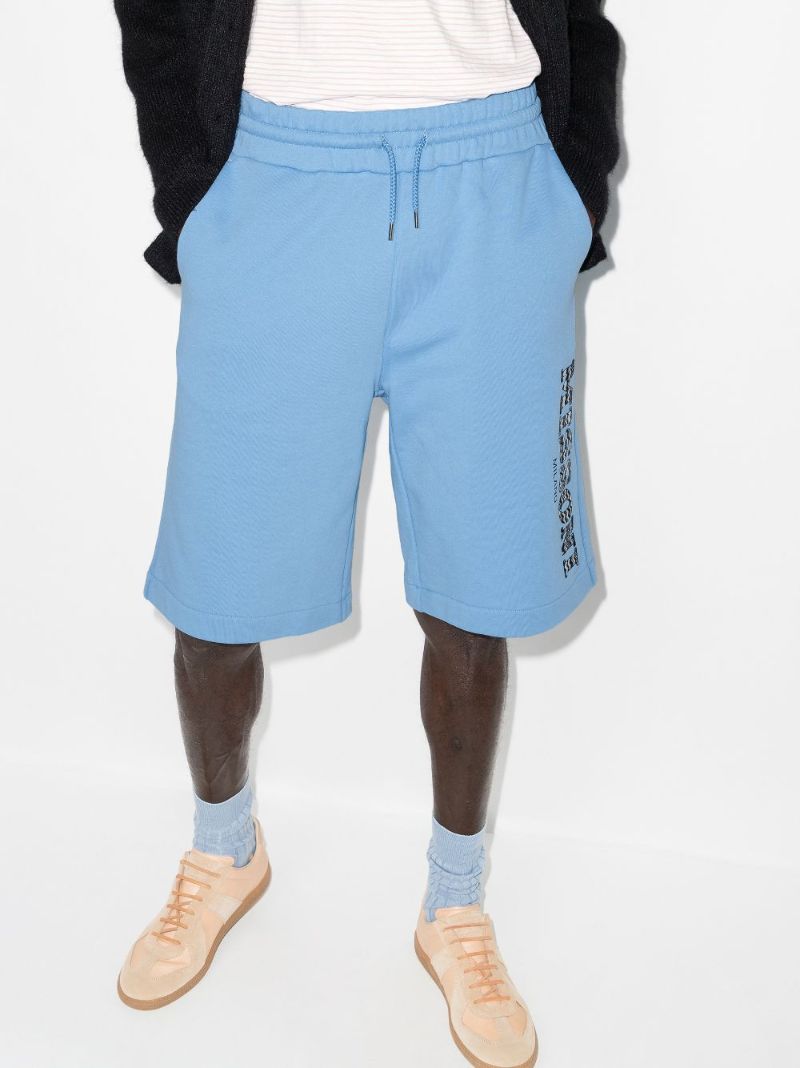 Logo Cotton Track Shorts