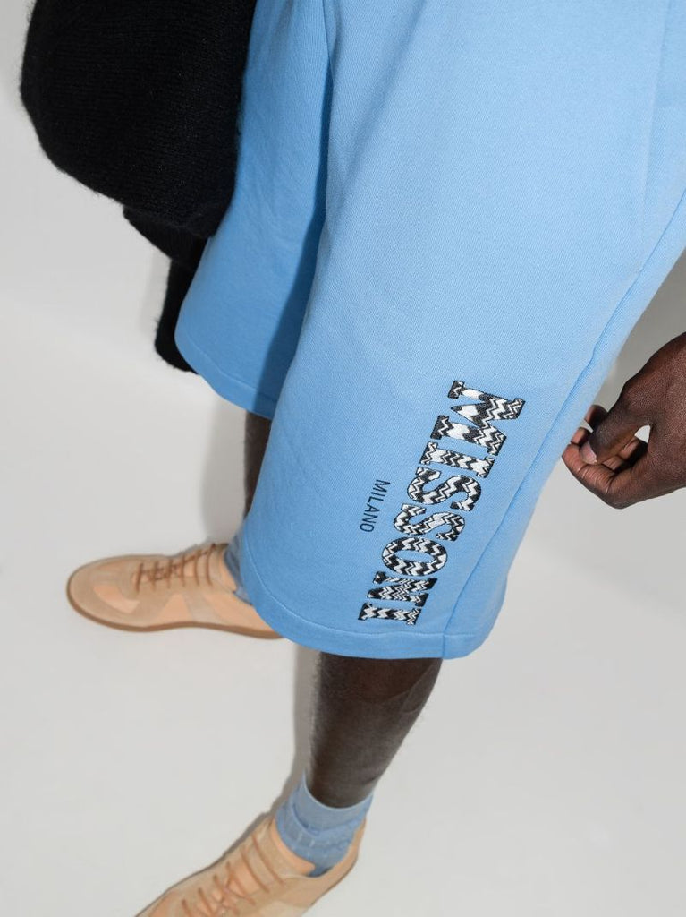 Logo Cotton Track Shorts