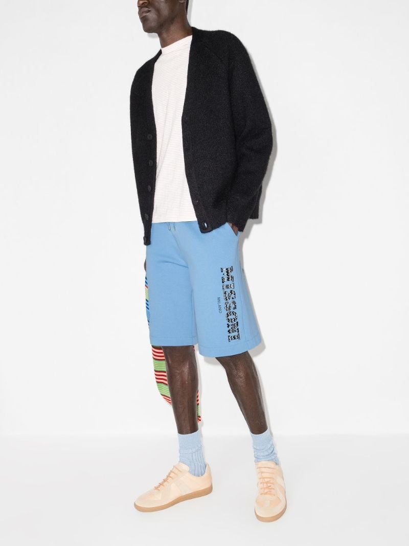 Logo Cotton Track Shorts