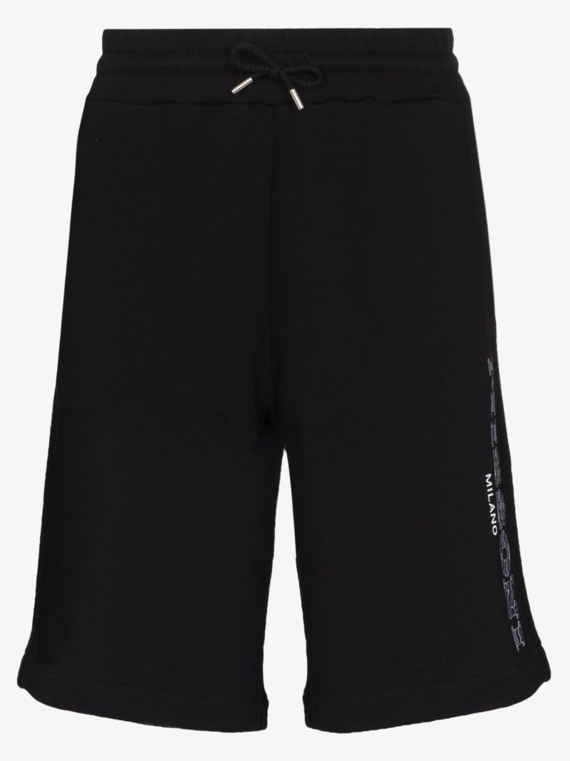 Logo Cotton Track Shorts
