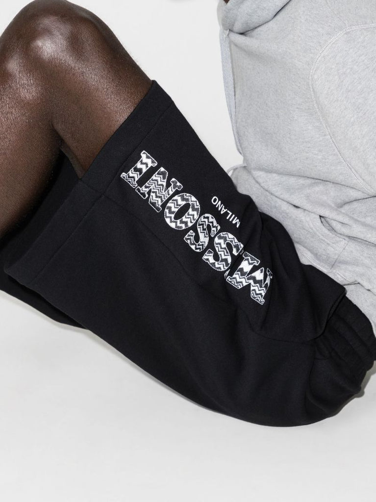 Logo Cotton Track Shorts