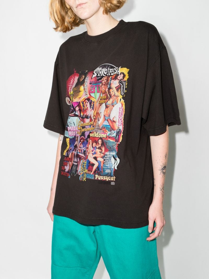 Movie Collage Cotton T-shirt