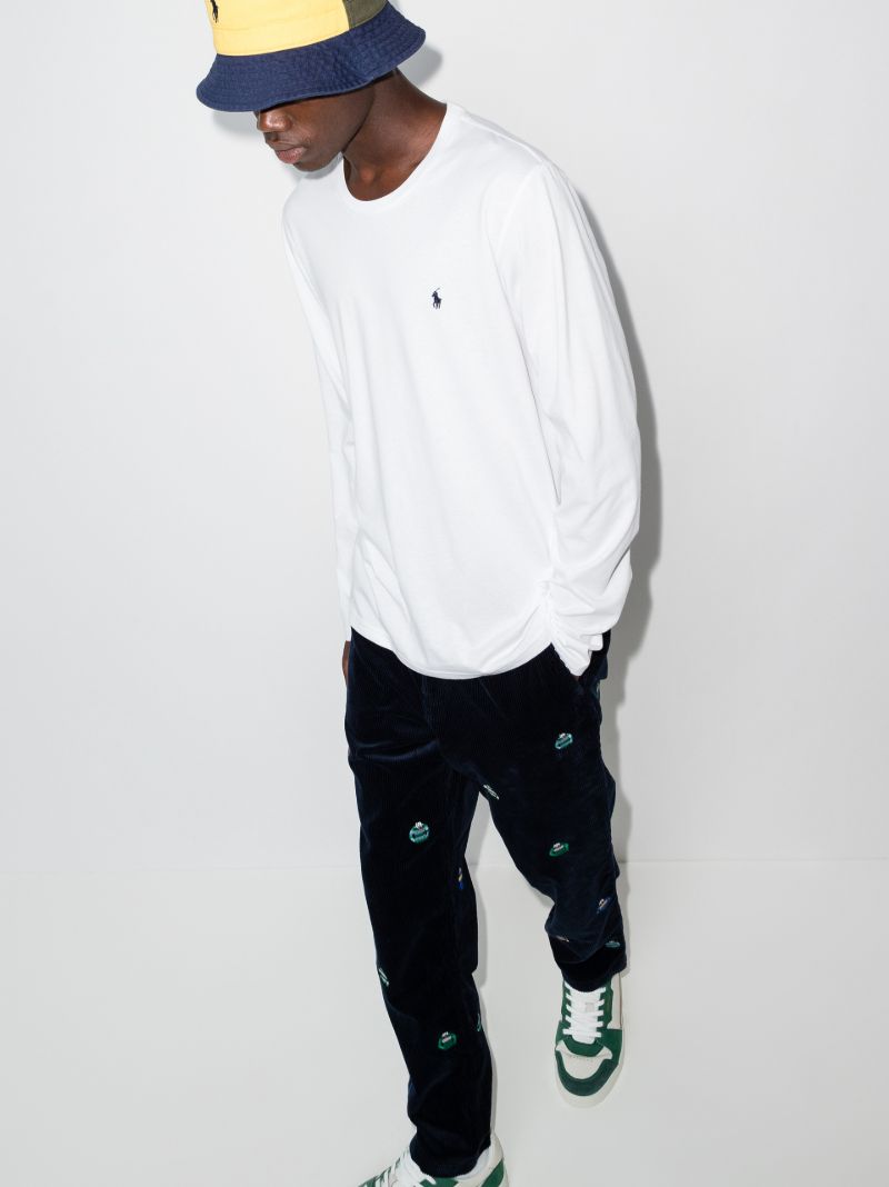 Embroidered Long Sleeve T-shirt