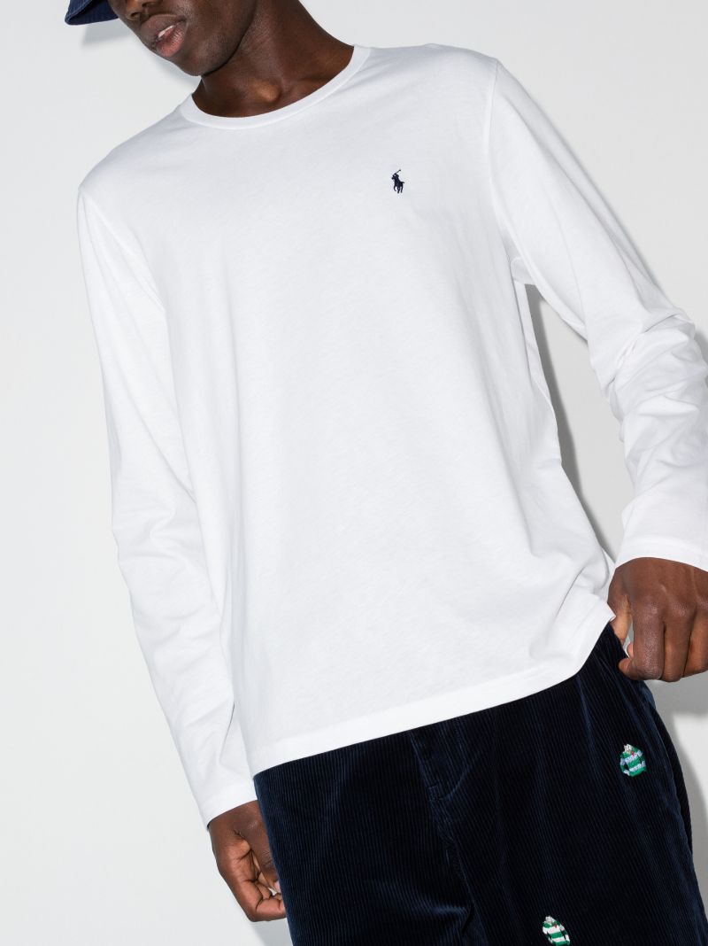Embroidered Long Sleeve T-shirt