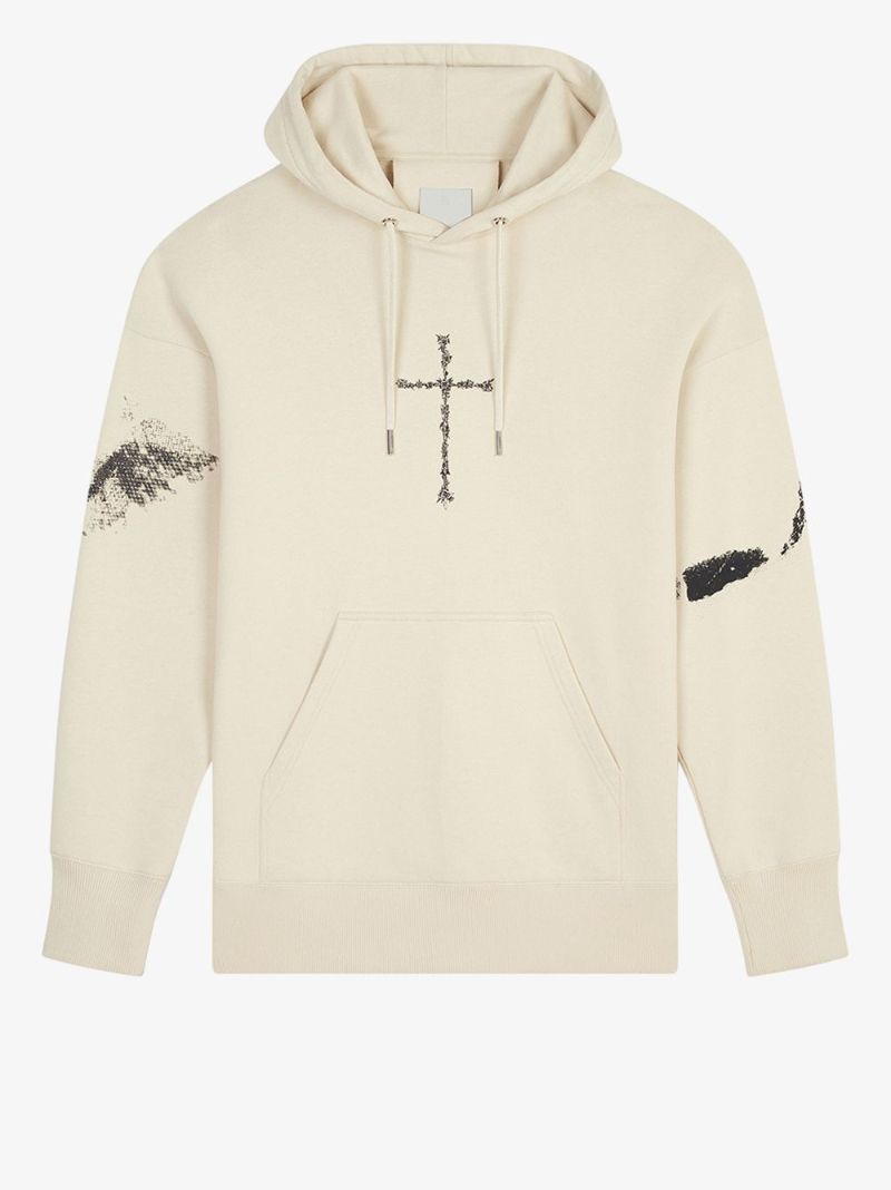 Oversized Printed Hoodie